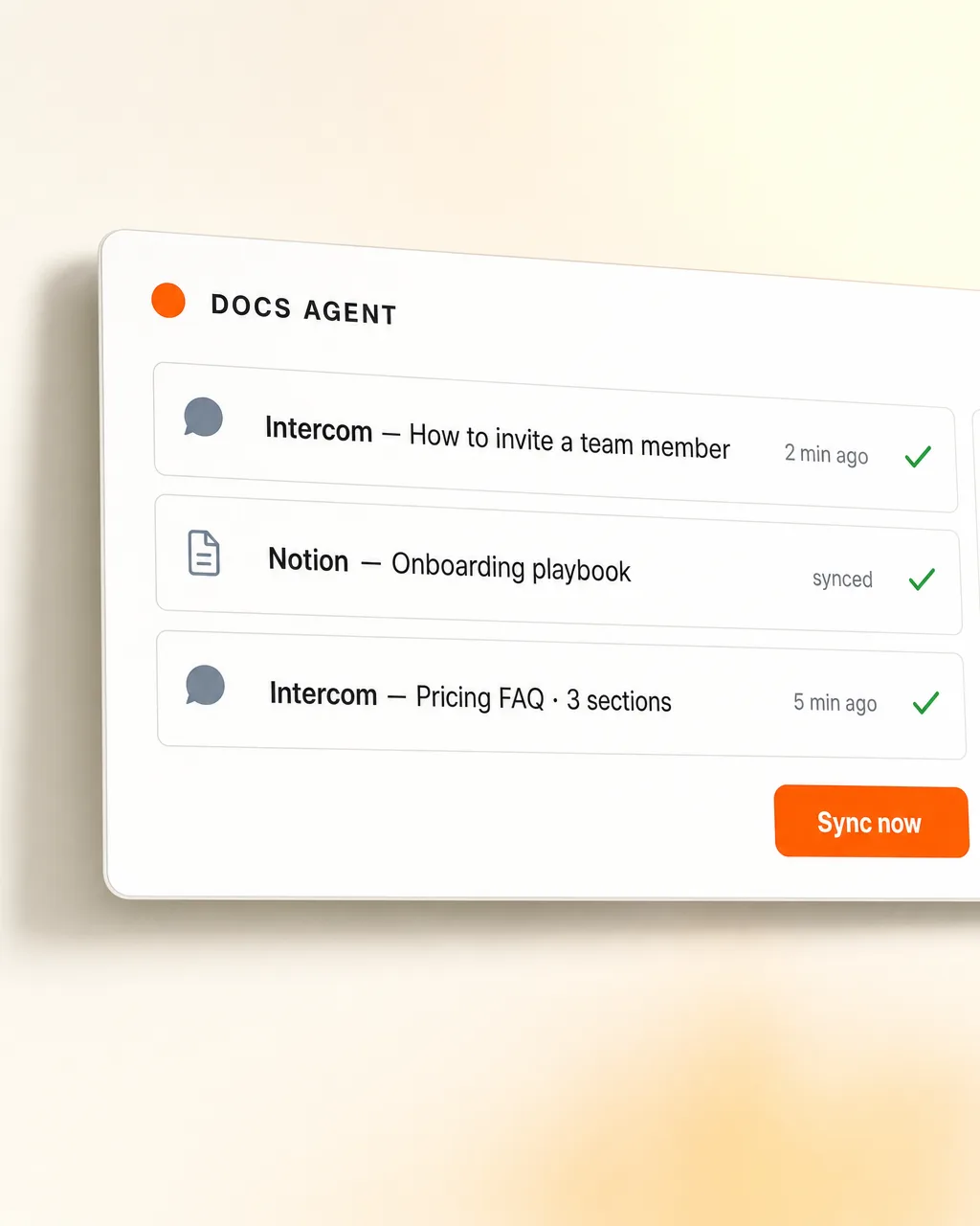 Your docs, kept current