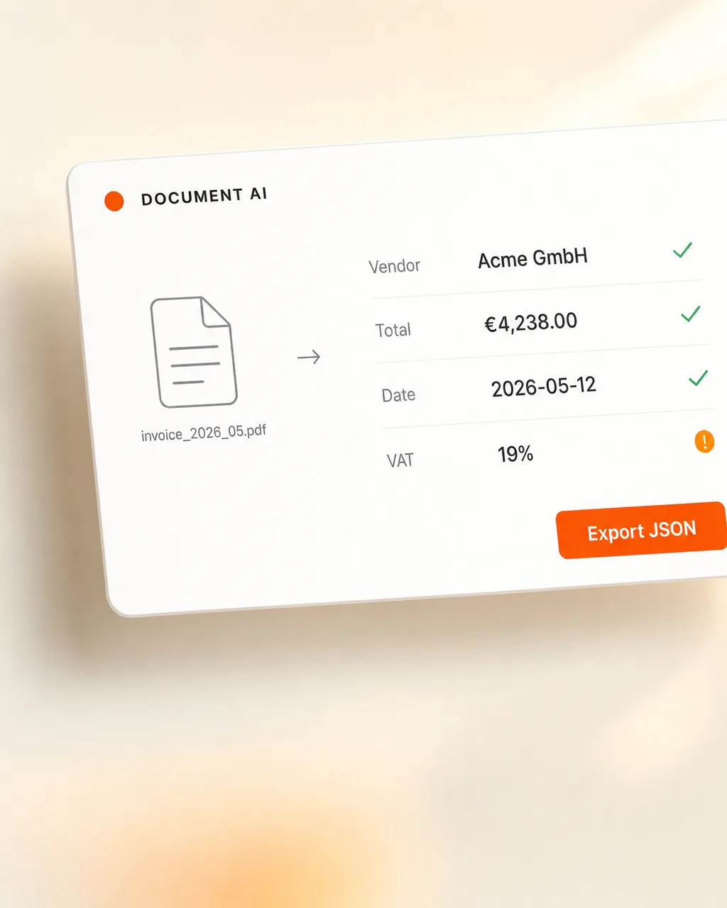 Jedes PDF lesen, die Daten extrahieren