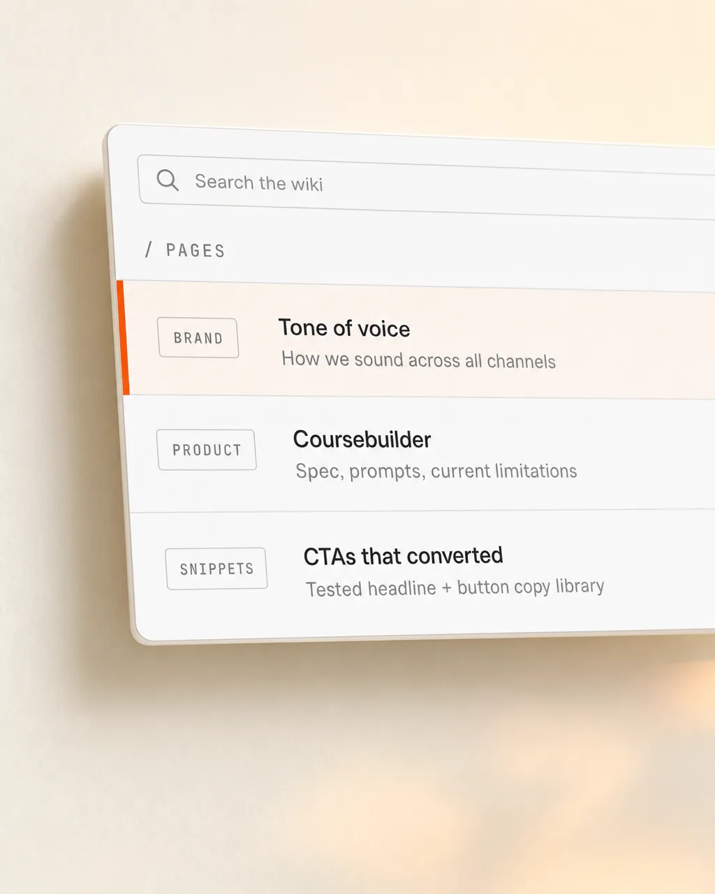 One brain for your team and your agents